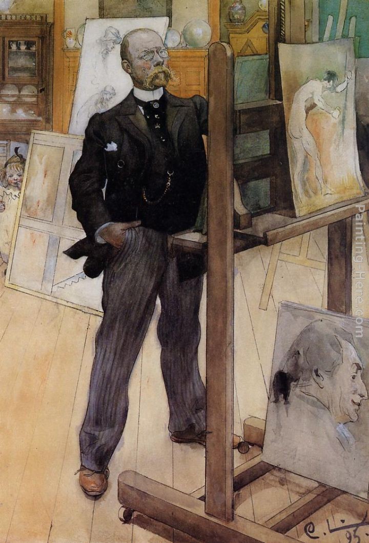 Carl Larsson Self Portrait